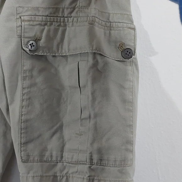 🟢 (PHIL) Calvin Klein Flat Front Cargo Shorts Size 30 - Picture 4 of 12